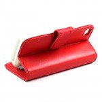 Wholesale iPhone 4S / 4 Simple Flip Leather Wallet Case (Red)